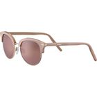 LELA, Shiny Rose Acetate with Shiny Gold Metal-Mineral Polarized Drivers Gradient Cat 2 to 3, hi-res image number null